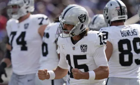 Los Raiders vienen de atrás y le propinan su segunda derrota a los Baltimore Ravens