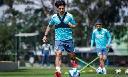 Víctor Dávila ya tuvo su primer entrenamiento como jugador de América