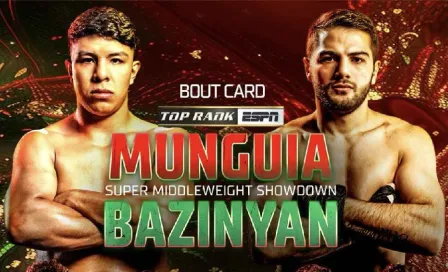 Jaime Munguia vs Erik Bazinyan ¿Dónde y a qué hora ver la pelea del mexicano?