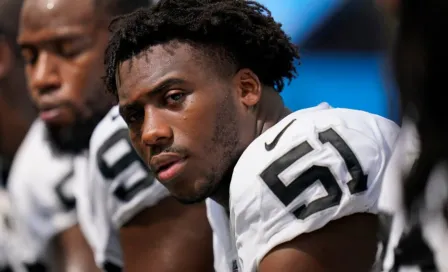 Malcolm Koonce, de los Raiders de Las Vegas se perderá toda la temporada