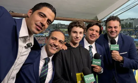 Invitado especial: Hijo de André Marín se une a la transmisión de TUDN para Clásico Capitalino