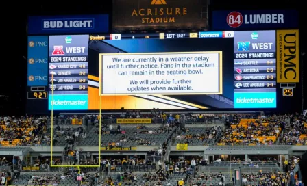 NFL: Inicio de Steelers de Pittsburgh vs Cowboys de Dallas se retrasó por tormenta