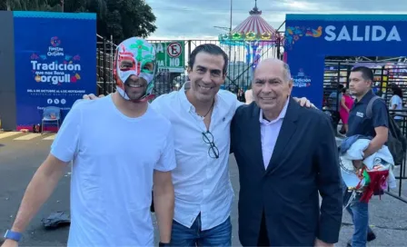 ¡Misterioso enmascarado! Checo Pérez asistió de 'incógnito' a función de lucha libre