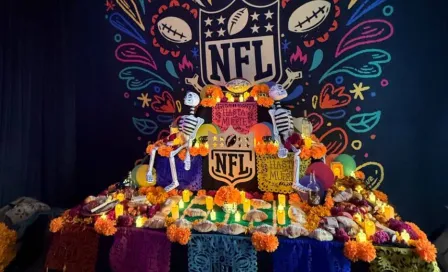 ¡A la mexicana! NFL realiza evento con temática del Día de Muertos