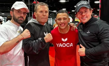 Ronaldo 'Lazy Boy' Rodríguez entrena boxeo con Julio César Chávez