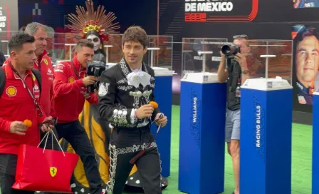 Charles Leclerc "inaugura" el Gran Premio de México al ritmo de mariachi