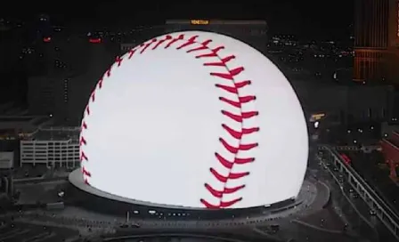 The Sphere de Las Vegas se convierte en una pelota de beisbol por la Serie Mundial entre Dodgers y Yankees