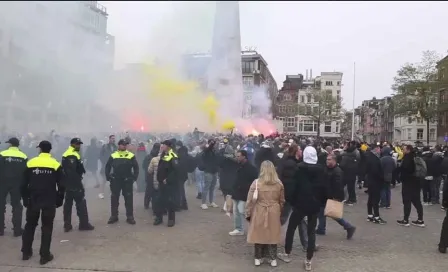 Policía detuvo a 62 personas tras ataques a aficionados israelíes tras partido de Europa League