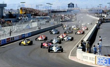 La historia del primer Gran Premio de Las Vegas; el que se corrió en un estacionamiento