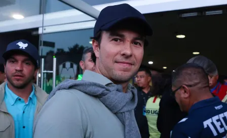 'Checo' Pérez es captado en el Estadio BBVA para presenciar la Final del Apertura 2024