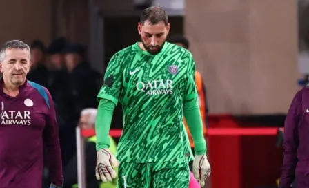 Gianluigi Donnarumma acabó ensangrentado tras recibir un golpe en el PSG vs Monaco