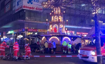 Aumenta a 5 el número de personas muertas tras ataque a mercado navideño en Alemania