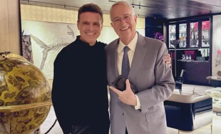 Ricardo Salinas Pliego presume foto con Luis Miguel: “Se merece el título de ídolo mexicano”