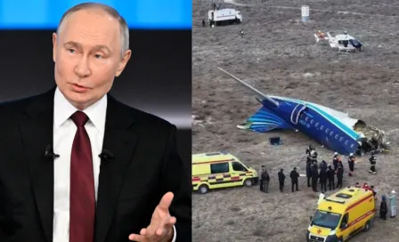 Vladímir Putin pide disculpas a Azerbaiyán por caída del avión donde murieron 38 personas