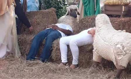 ¡Increíble! Encuentran a pareja dormida en el pesebre de Tampico