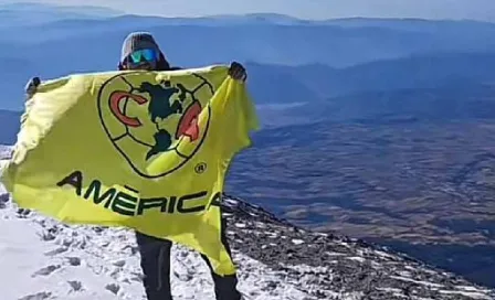 ¡América en la cima de México! Aficionados presumen su amor por las Águilas en el Pico de Orizaba