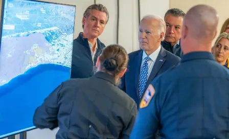 Joe Biden anuncia como buenas noticias que será bisabuelo en la conferencia de prensa sobre los incendios en California