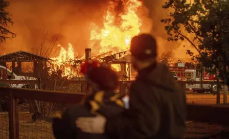 Jorge Campos, uno de los afectados por los incendios forestales en California