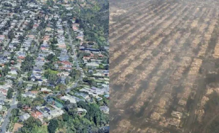 VIDEO: Antes y después de los incendios en Los Ángeles, California 