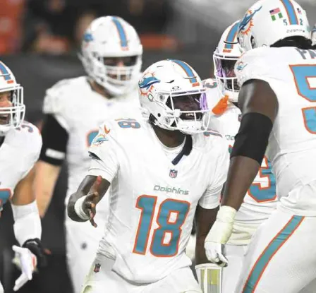 ¡Quieren ir a playoffs! Miami vence a Cleveland y pelearán por postemporada en la Semana 18