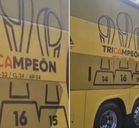 América lucirá su tricampeonato en el autobús del equipo 