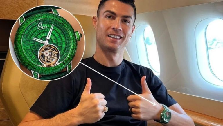 Cristiano Ronaldo presume reloj con valor millonario fue dise ado