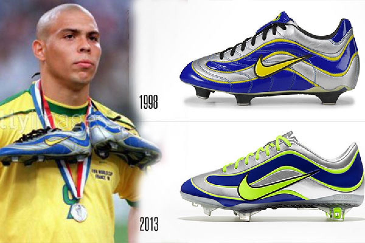 Nike celebra 15 a os de los Mercurial usados por Ronaldo