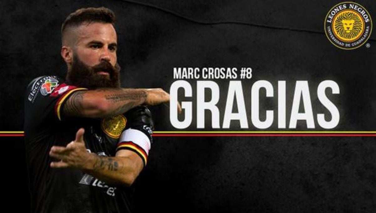 Leones Negros se despide de Marc Crosas