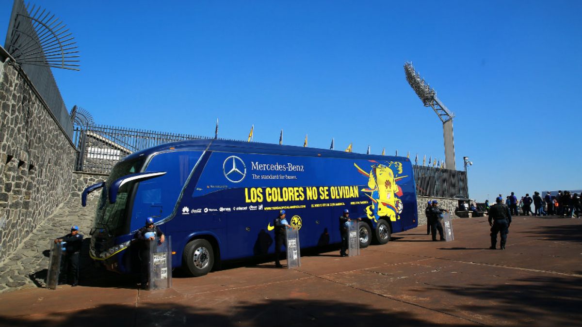 América arribará en camión rentado al partido frente a Pumas