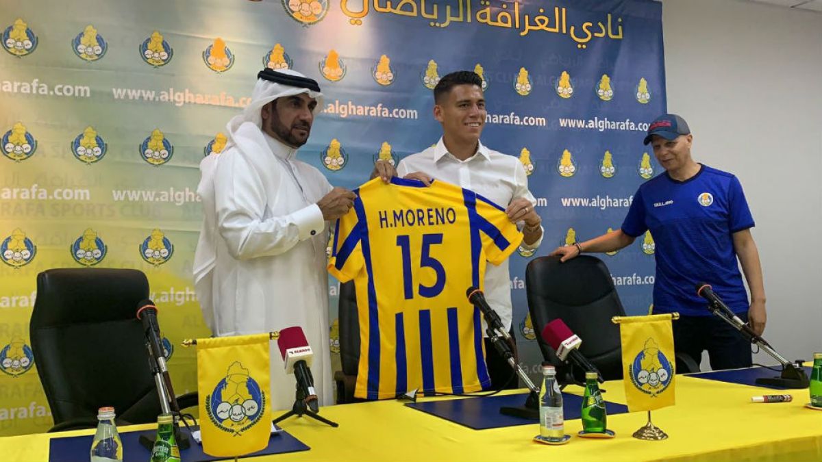 Hector Moreno Fue Presentado Con El Al Gharafa Sc De Qatar