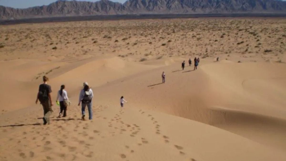 gran desierto de arena en el mapa mundial