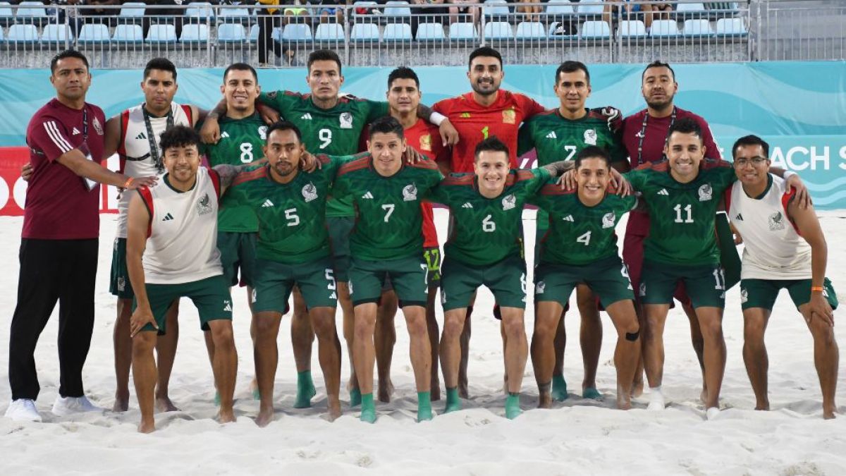 La selección de fútbol playa, con plantel confirmado