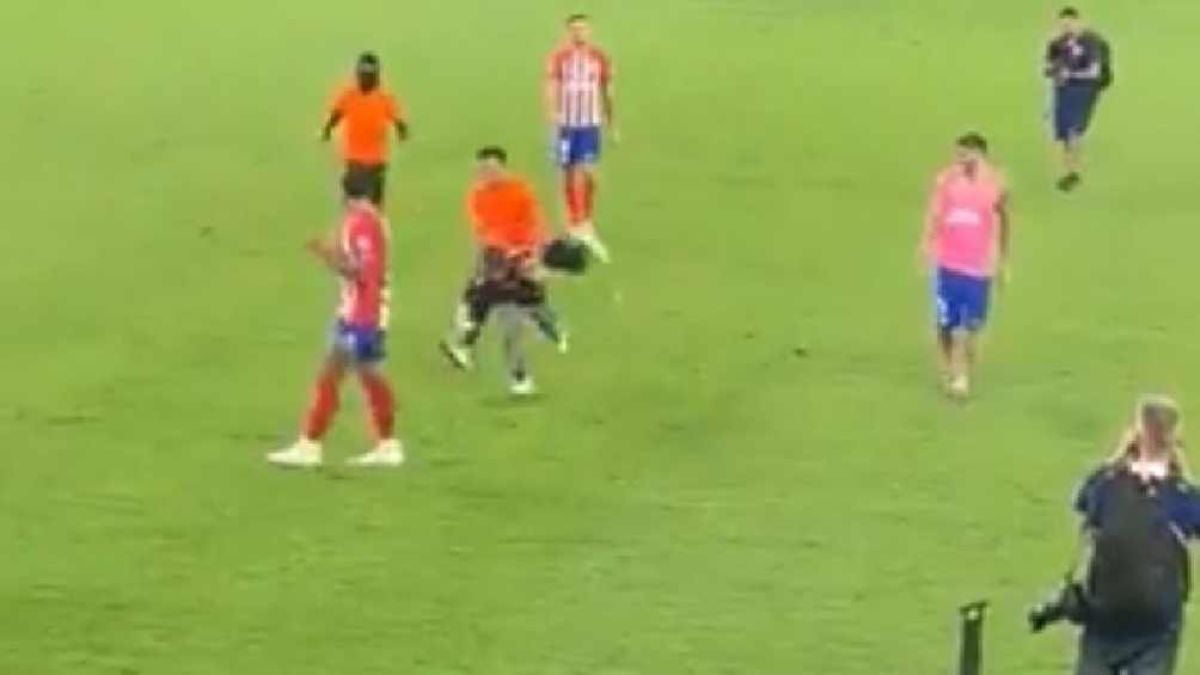 Personal de Seguridad lesiona a niño tras el Atlético de Madrid vs Real  Sociedad