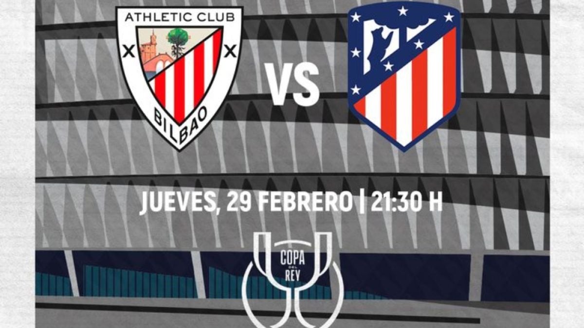 Athletic Club - Atlético de Madrid: Horario y dónde ver la semifinal de  Copa del Rey