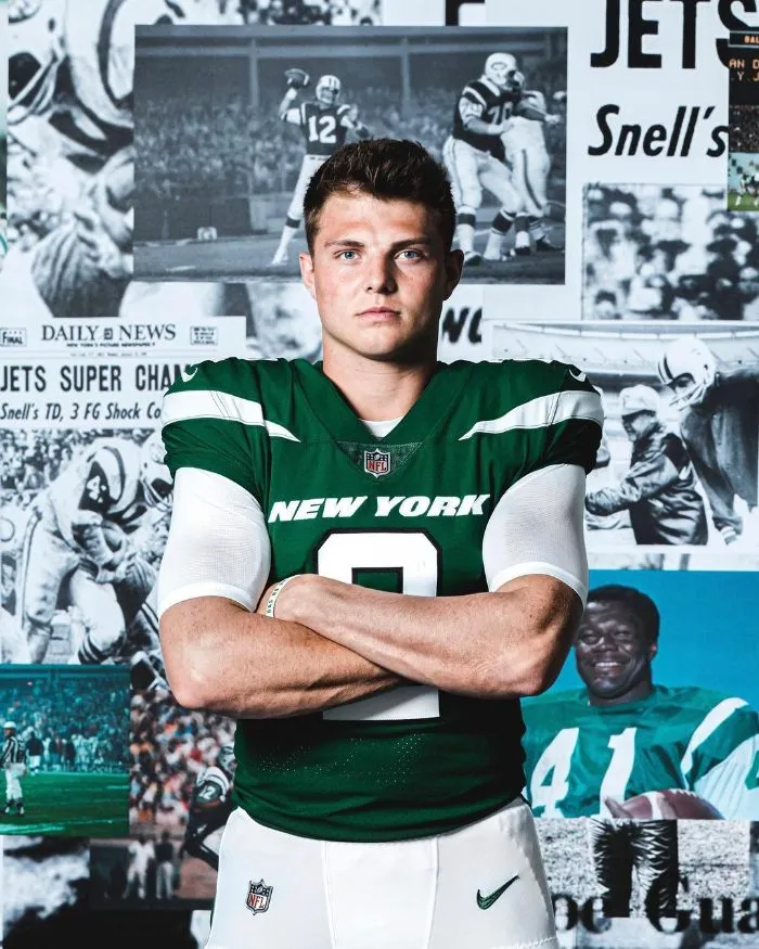 INSTAGRAM @zachwilson Wilson vive su tercer año con los Jets