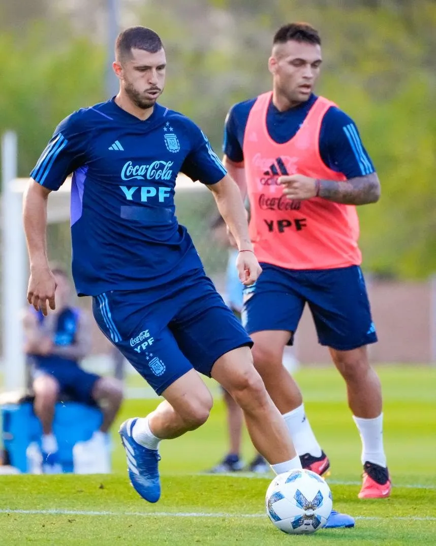 TWITTER @Argentina Argentina durante su entrenamiento