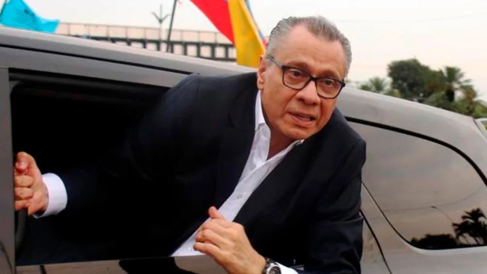 Tomada de Internet El vicepresidente Glas ya se encuentra bien de salud.