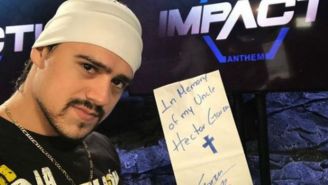 Garza Jr. previo a una función de Impact