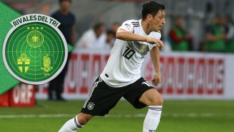 Özil en un partido de Alemania 