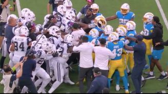 Los jugadores de Dallas y Chargers se pelearon antes del juego