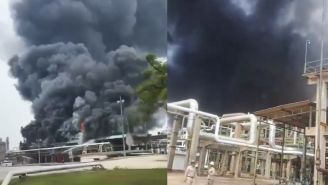 Fuerte explosión en Reforma, Chiapas
