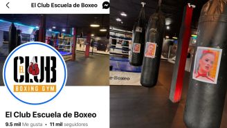 En X están denunciado escuela de boxeo por promover la violencia a las mujeres por fotos de Gala Montes en sacos