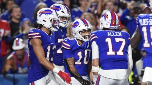 Los Bills durante un partido de la NFL