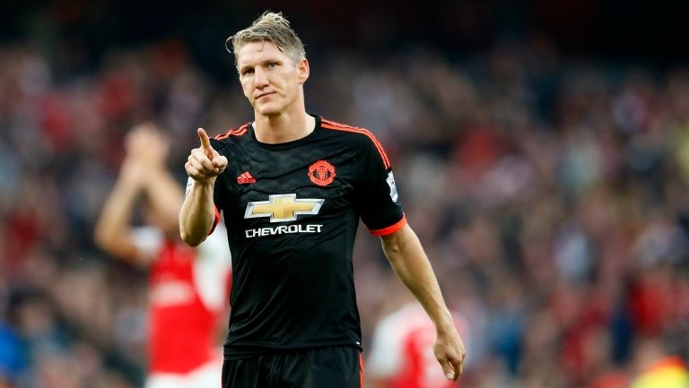 Schweinsteiger durante un partido de la Premier League