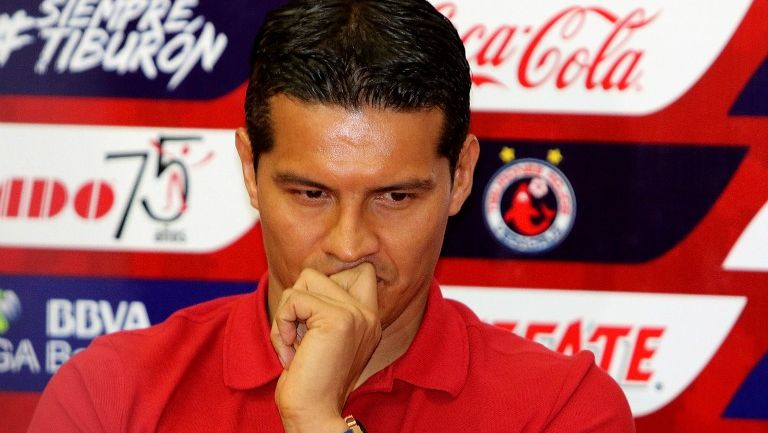 Melitón Hernández en conferencia de prensa de Veracruz