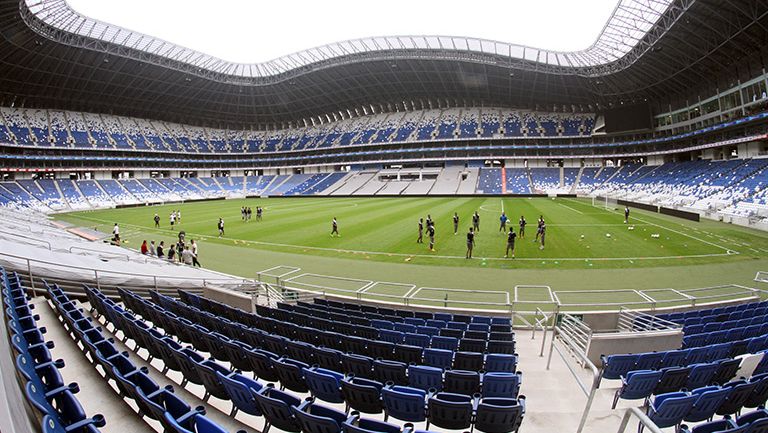 Vista del interior del Estadio BBVA Bancomer