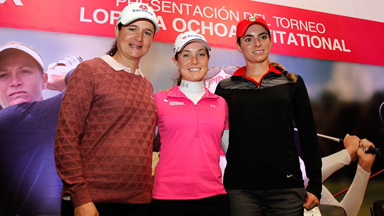 Lorena Ochoa, Alejandra Llameza y Gabriela López 