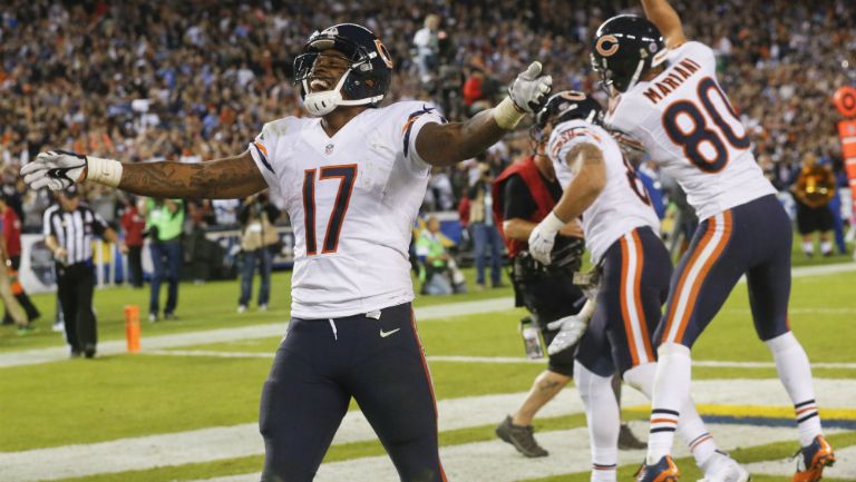 Alshon Jeffery festeja tras el triunfo