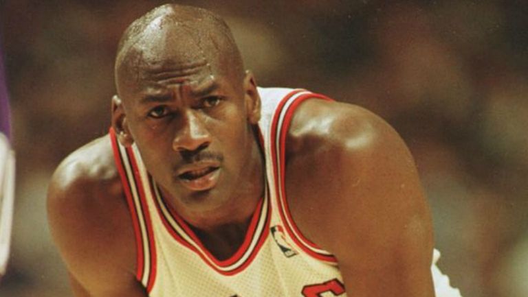 Michael Jordan, durante un partido con los Bulls de Chicago