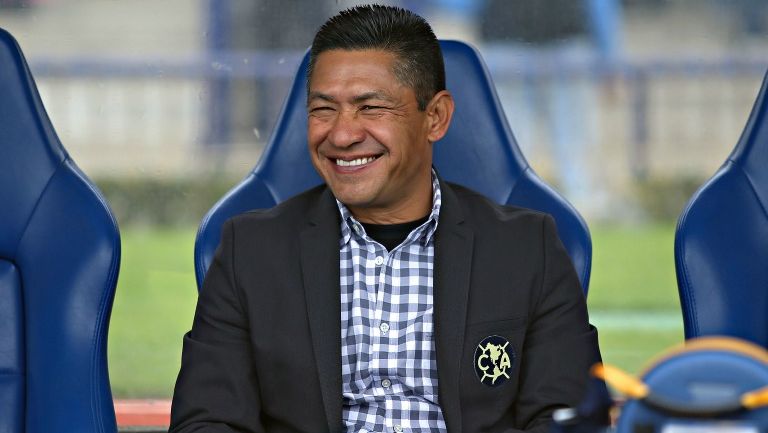 Ambriz, en un partido del América